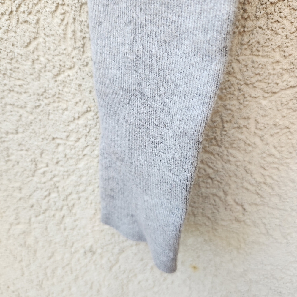 ADRIANO GOLDSHMEID Women's Sweater Medium Gray Wool Blend Pullover Quiet Luxury - Picture 9 of 12